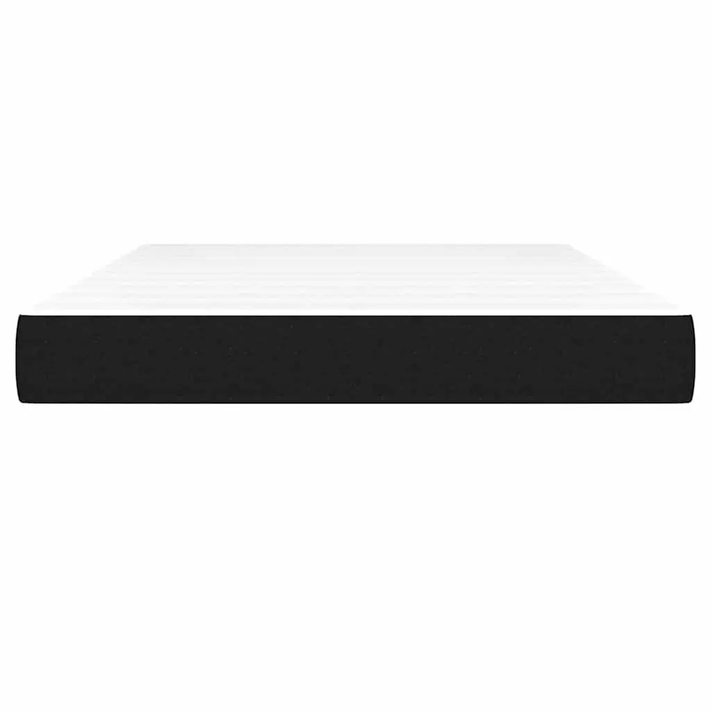 Pocket Spring Bed Mattress Medium Firmness Black 137x190x20 cm Fabric Sleep