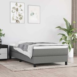 Pocket Spring Bed Mattress Specs: 107x203x20cm Grey