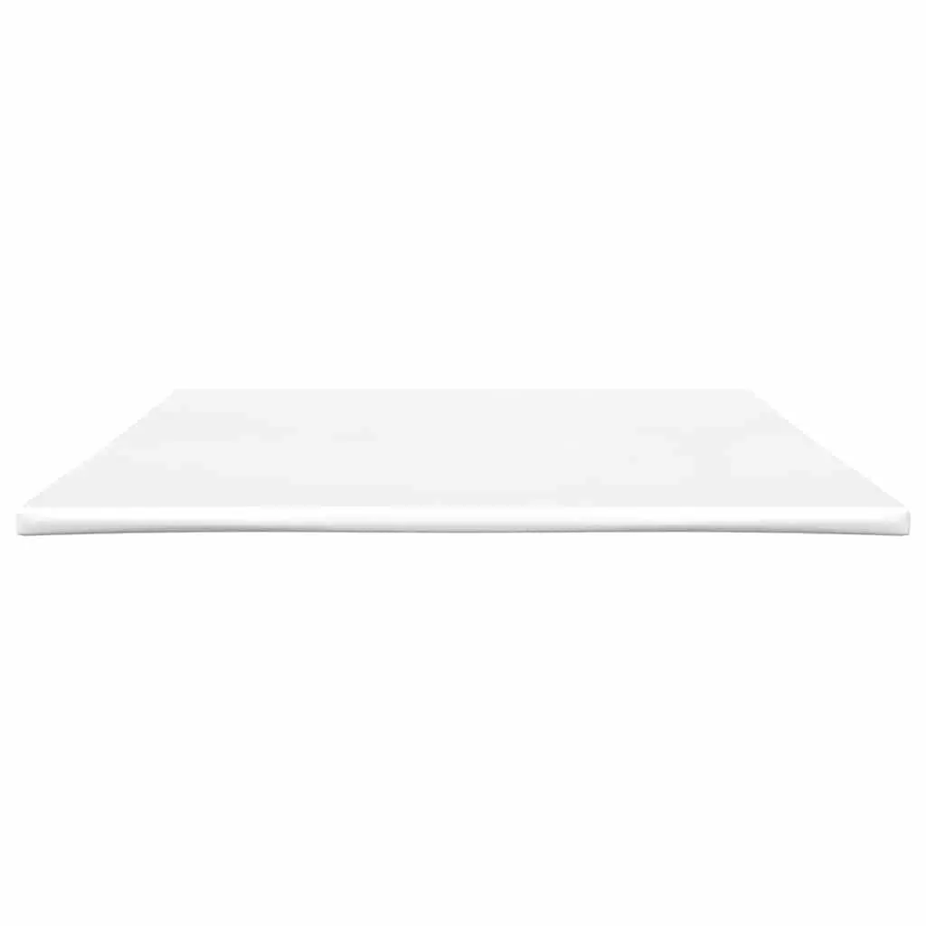 Mattress Topper for Bed 137x190x5 cm White Soft Foam Breathable Pad