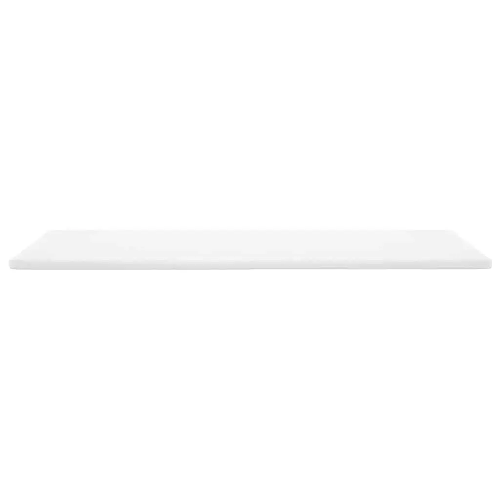 Mattress Topper 107x203x5cm Super Single White Soft Foam Bedding Pad