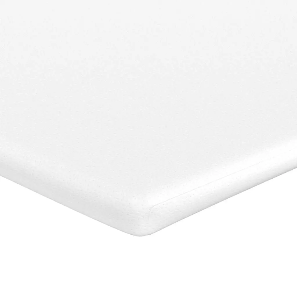 Mattress Topper 107x203x5cm Super Single White Soft Foam Bedding Pad