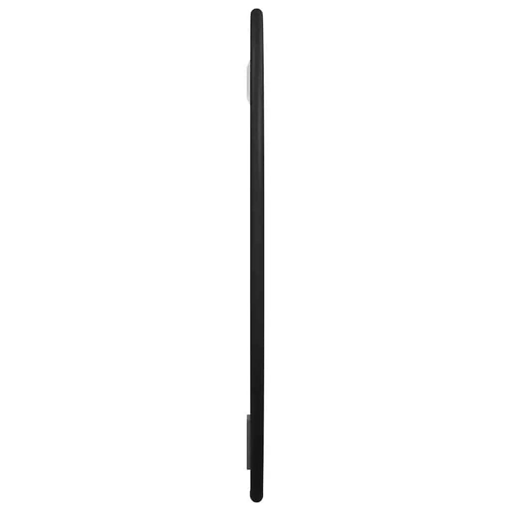 30cm Round Black Wall Mirror