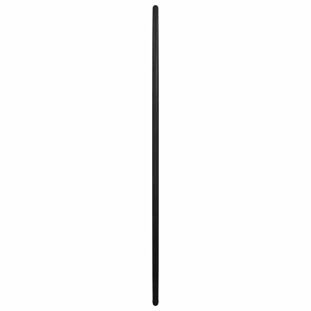 Round Wall Mirror Black Ø 40 cm Glass PVC Frame Minimalist Home Decor
