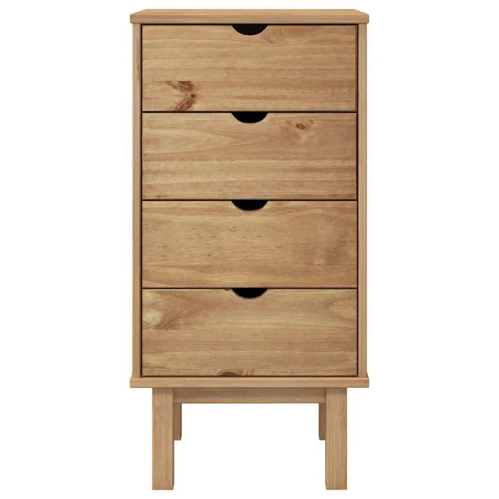 Solid Pine Drawer Cabinet 45x39x90cm