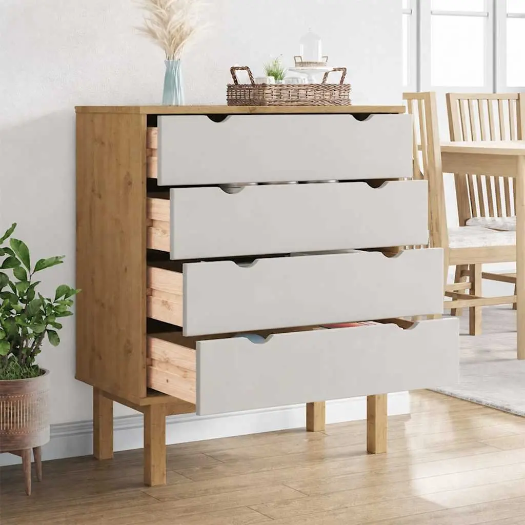 4 Drawer Wooden Cabinet