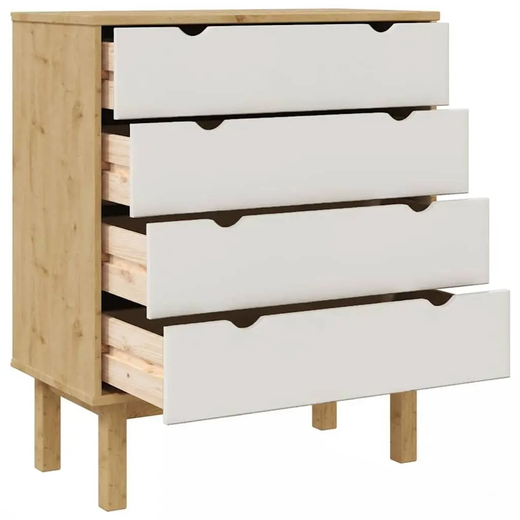 4 Drawer Wooden Cabinet