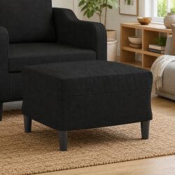 Specifications for a Black Footstool Ottoman, 60x50cm