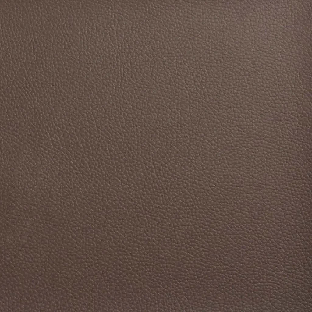 Footstool Brown 70x55x41 cm Faux Leather Ottoman Lounge Seat Rest