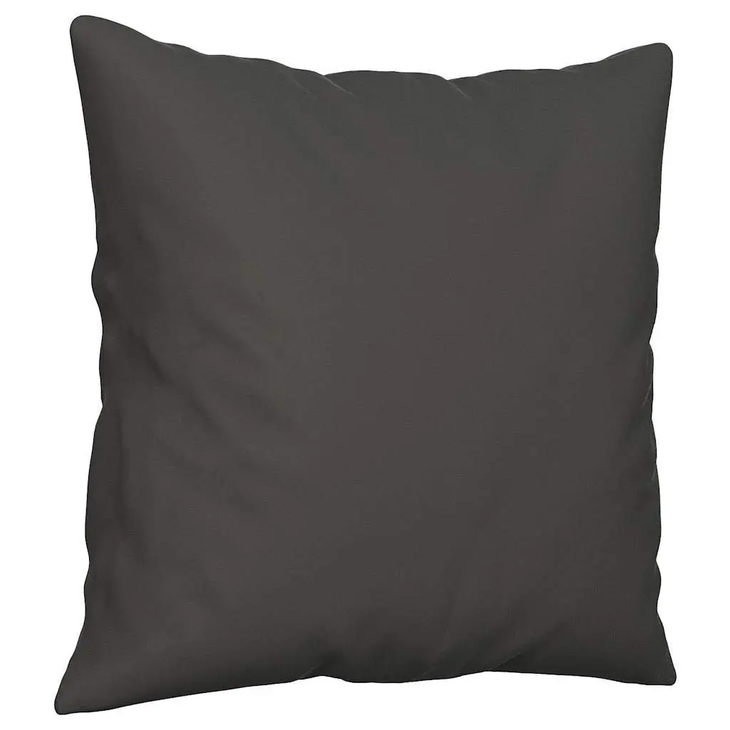 Throw Pillows for Sofa 40x40 cm Grey Microfibre 2 Piece Set