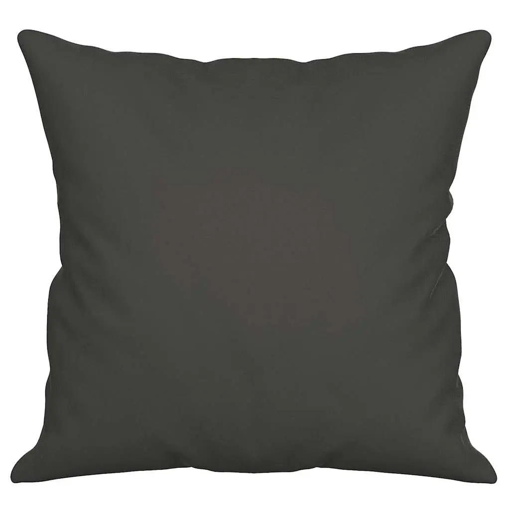 Throw Pillows for Sofa 40x40 cm Grey Microfibre 2 Piece Set