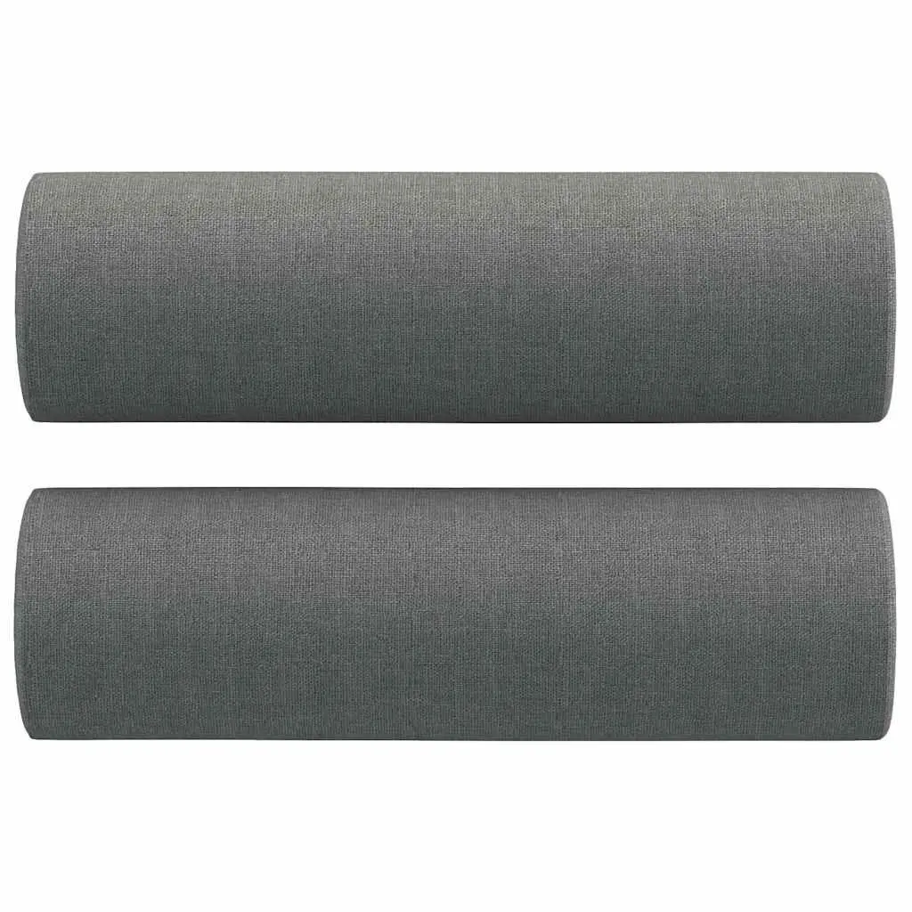 Grey Cylinder Throw Pillow Covers