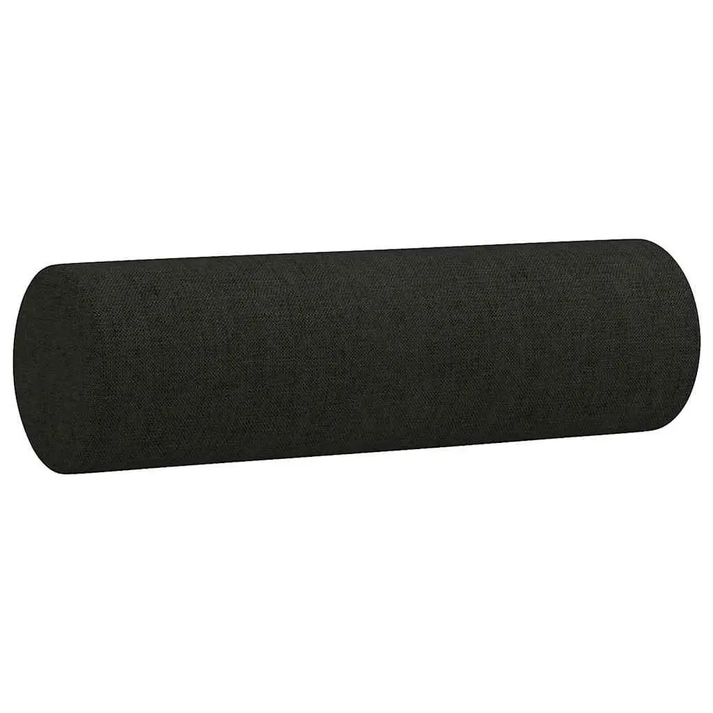 Throw Pillows Living Room 15 x 50 cm Black Cylinder Bolster Decorative Pillow Covers