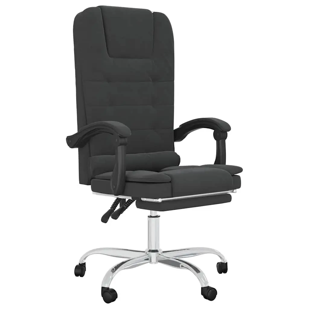 Massage Reclining Office Chair Ergonomic Desk Seat Black