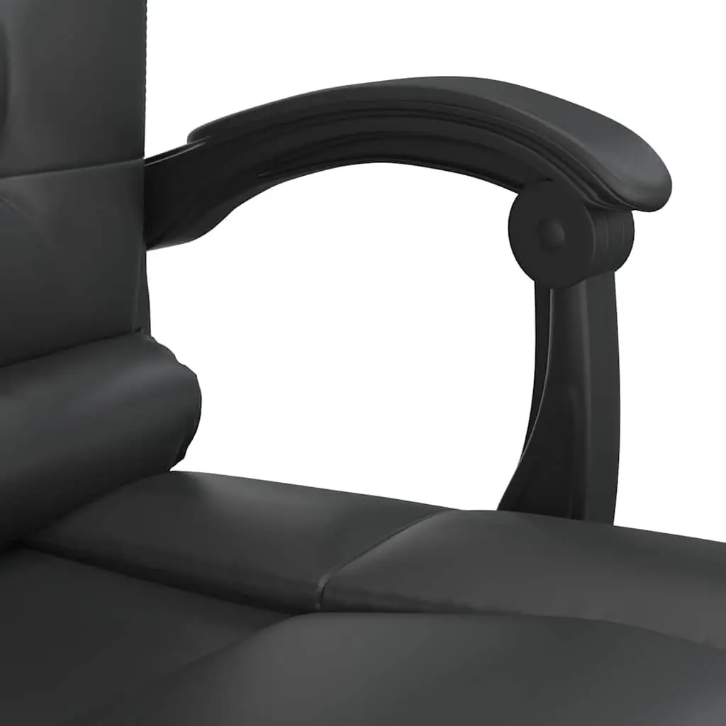 Massage Reclining Office Chair Ergonomic Desk Seat Black