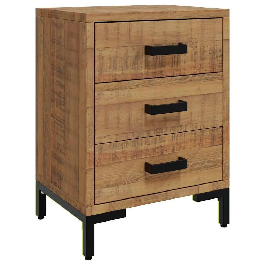 Solid Pinewood Bedside Cabinet