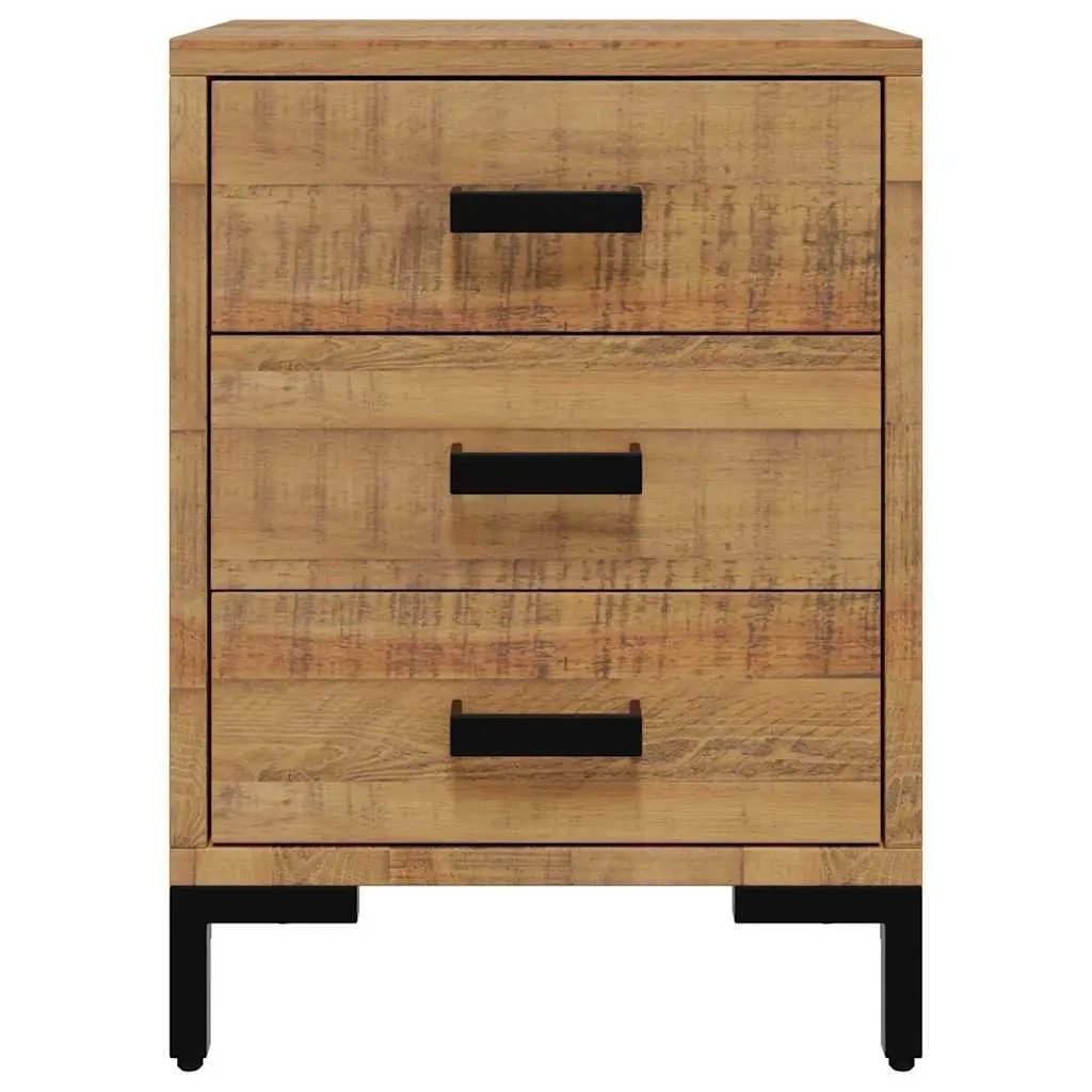 Solid Pinewood Bedside Cabinet