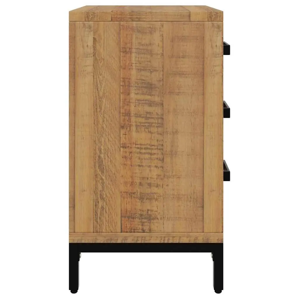 Solid Pinewood Bedside Cabinet