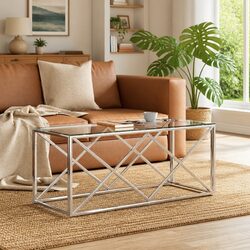 Specifications for Coffee Table 110x45x45 cm Stainless Steel