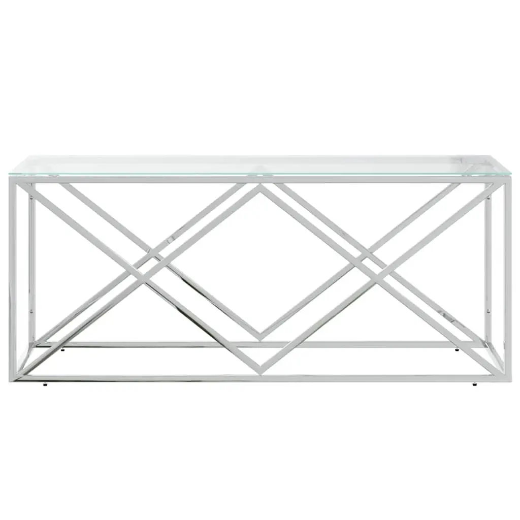 Coffee Table 110x45x45 cm Stainless Steel
