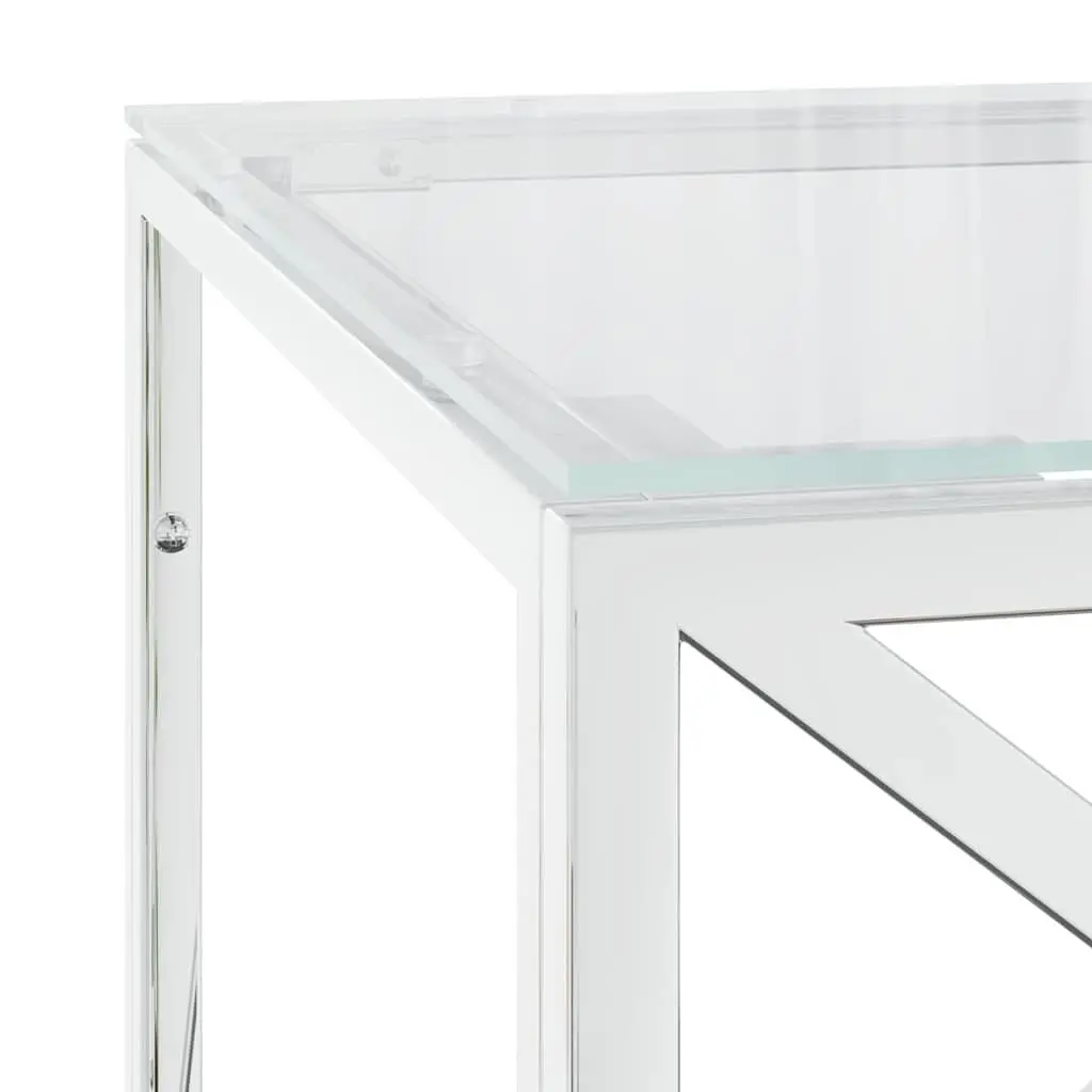 Coffee Table 110x45x45 cm Stainless Steel