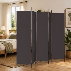 Specifications of 5-Panel Brown Room Divider Folding Screen