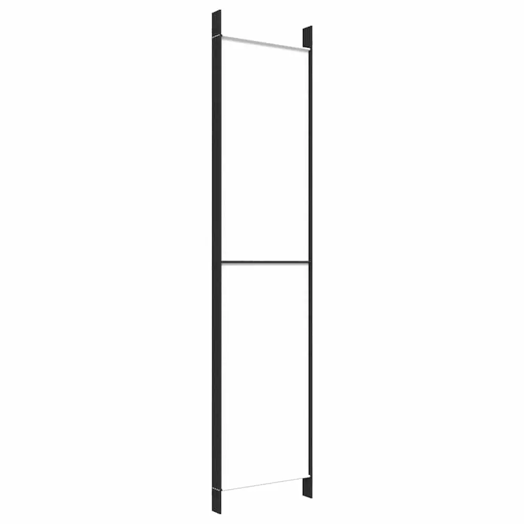 5-Panel Room Divider Screen Folding Privacy Partition White Fabric 250x220cm