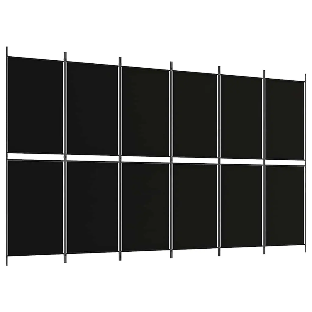 6-Panel Foldable Room Divider Screen