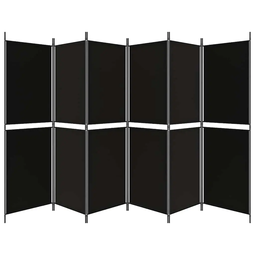 6-Panel Foldable Room Divider Screen