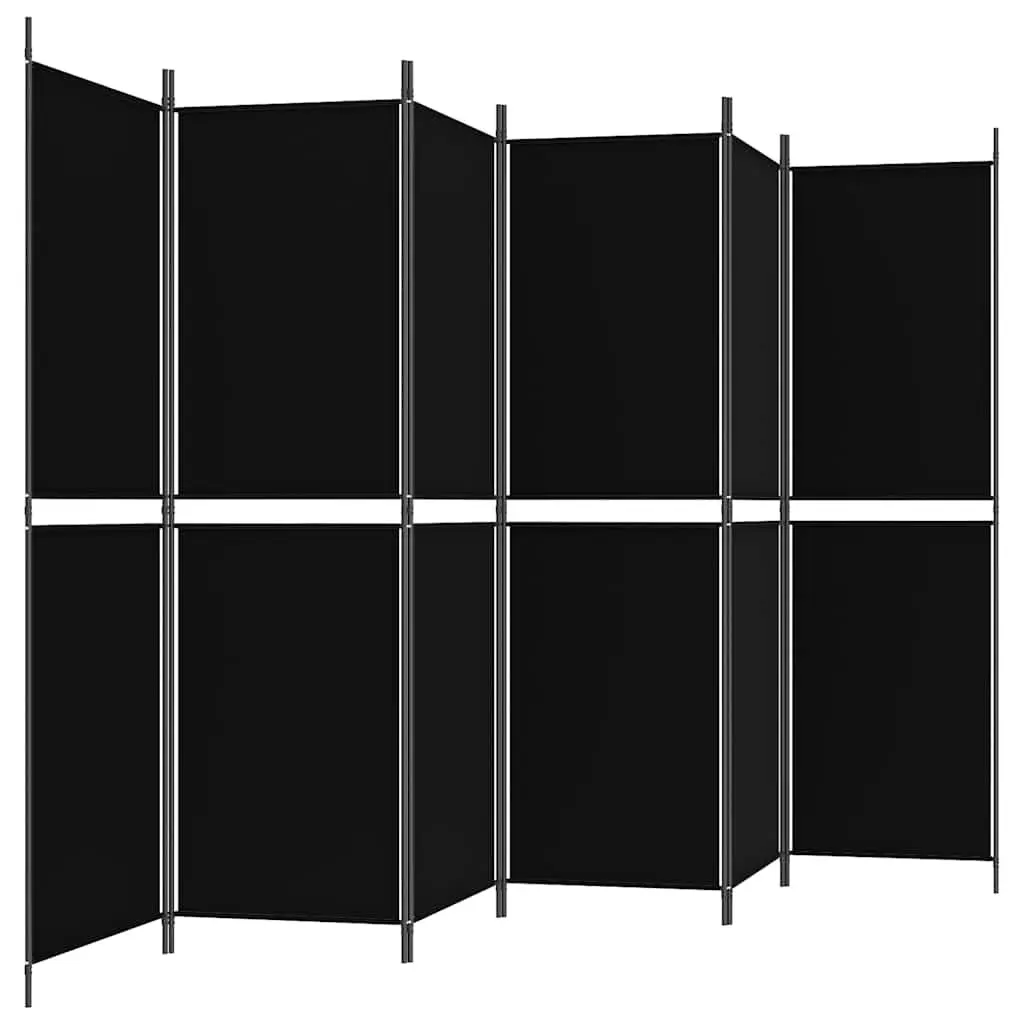 6-Panel Foldable Room Divider Screen
