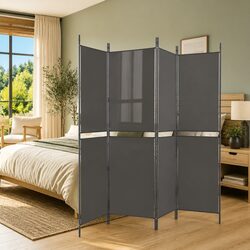 5-Panel Folding Partition in Anthracite - Specifications