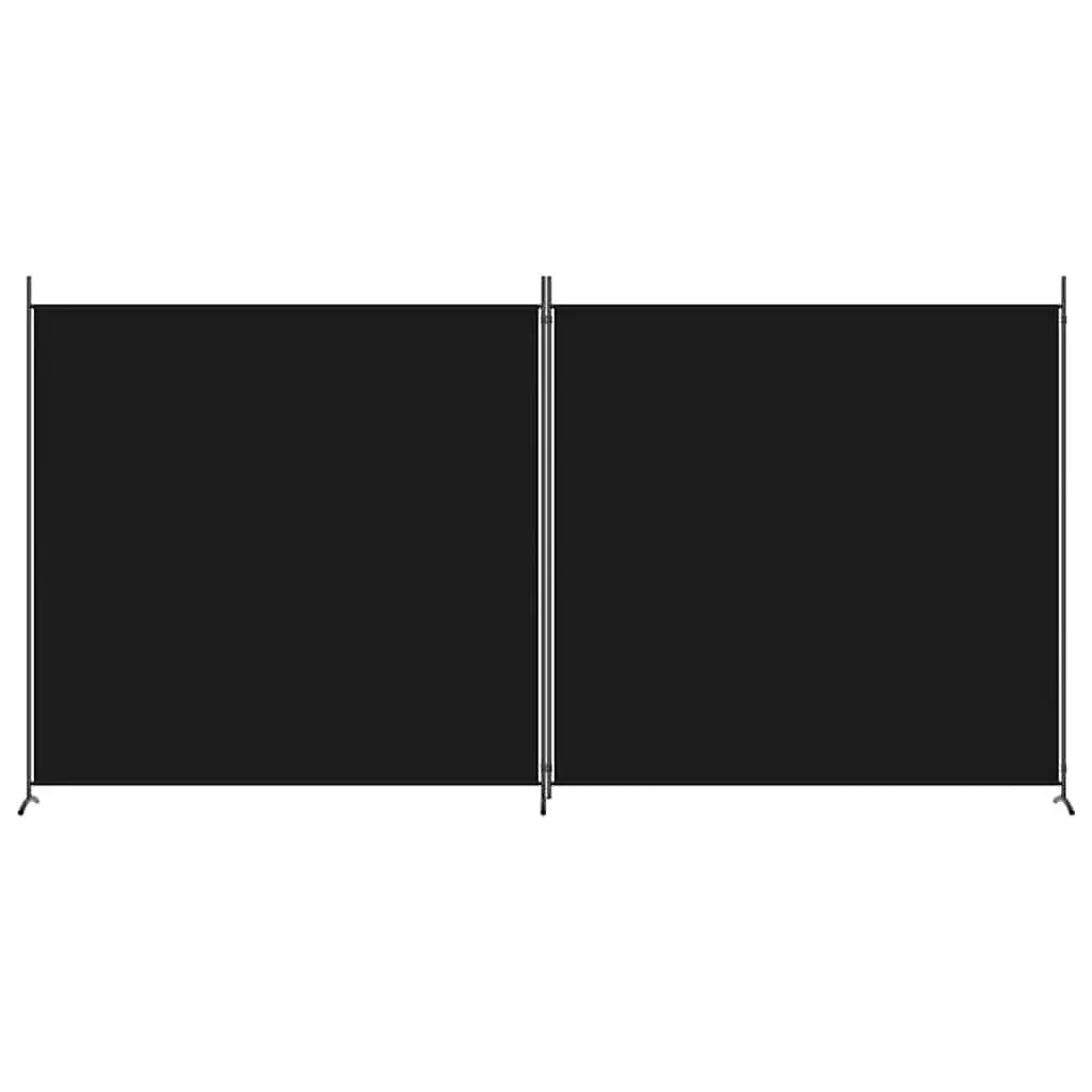 2-Panel Room Divider with Breathable Fabric