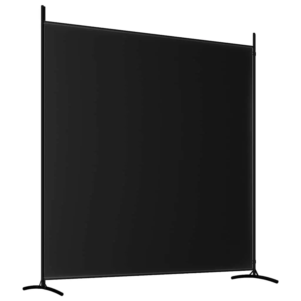 2-Panel Room Divider with Breathable Fabric