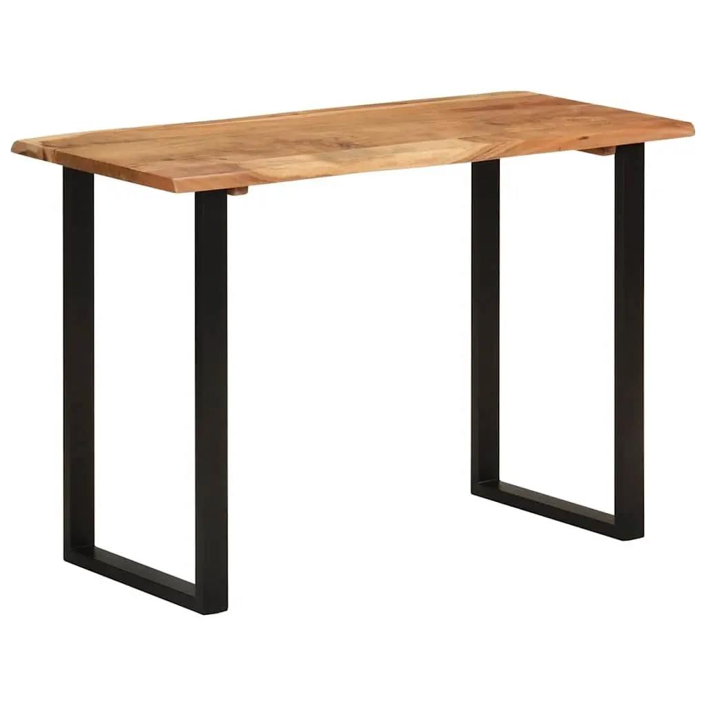 Solid Wood Acacia Dining Table Kitchen Room 110x50x76cm Natural Brown