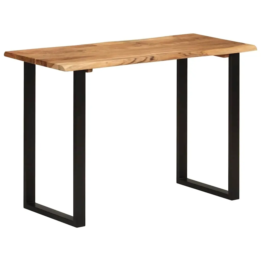 Solid Wood Acacia Dining Table Kitchen Room 110x50x76cm Natural Brown