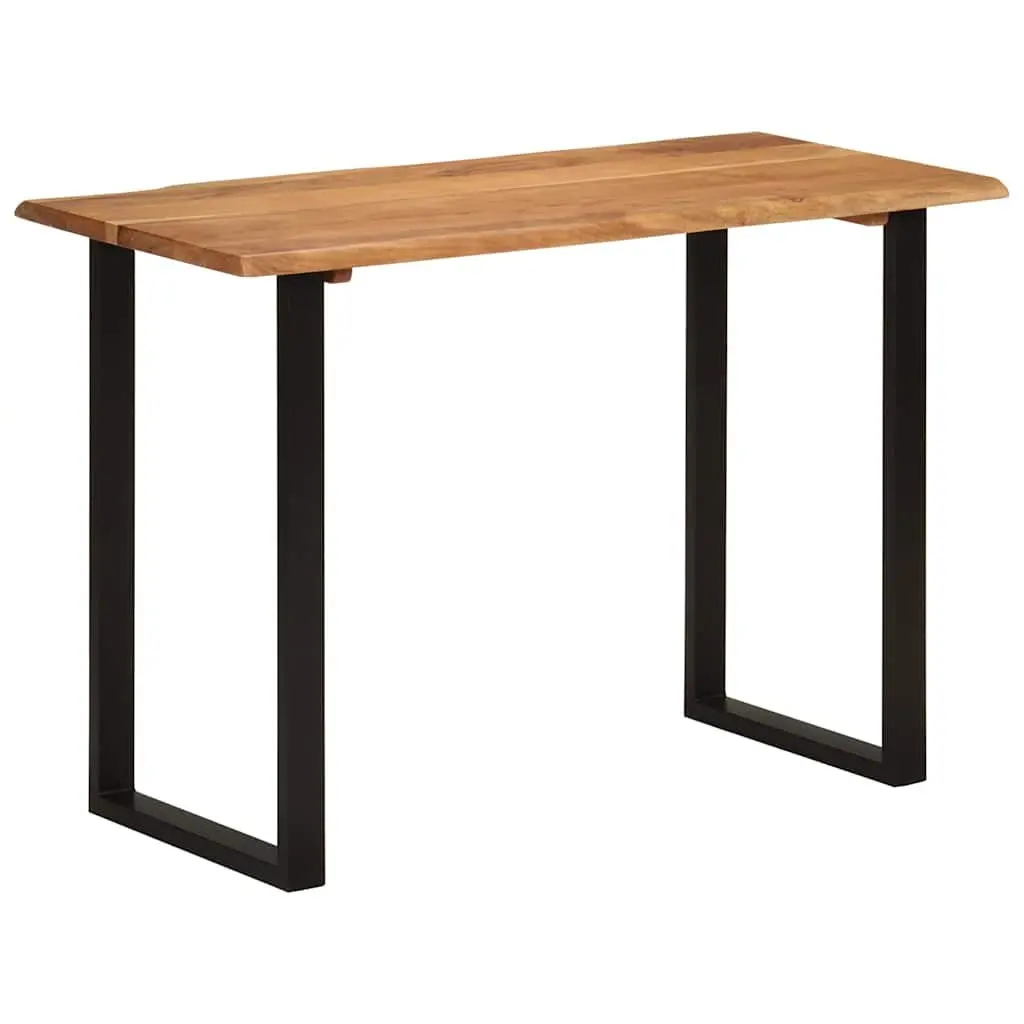 Solid Wood Acacia Dining Table Kitchen Room 110x50x76cm Natural Brown