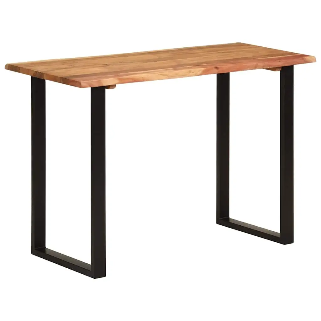 Solid Wood Acacia Dining Table Kitchen Room 110x50x76cm Natural Brown