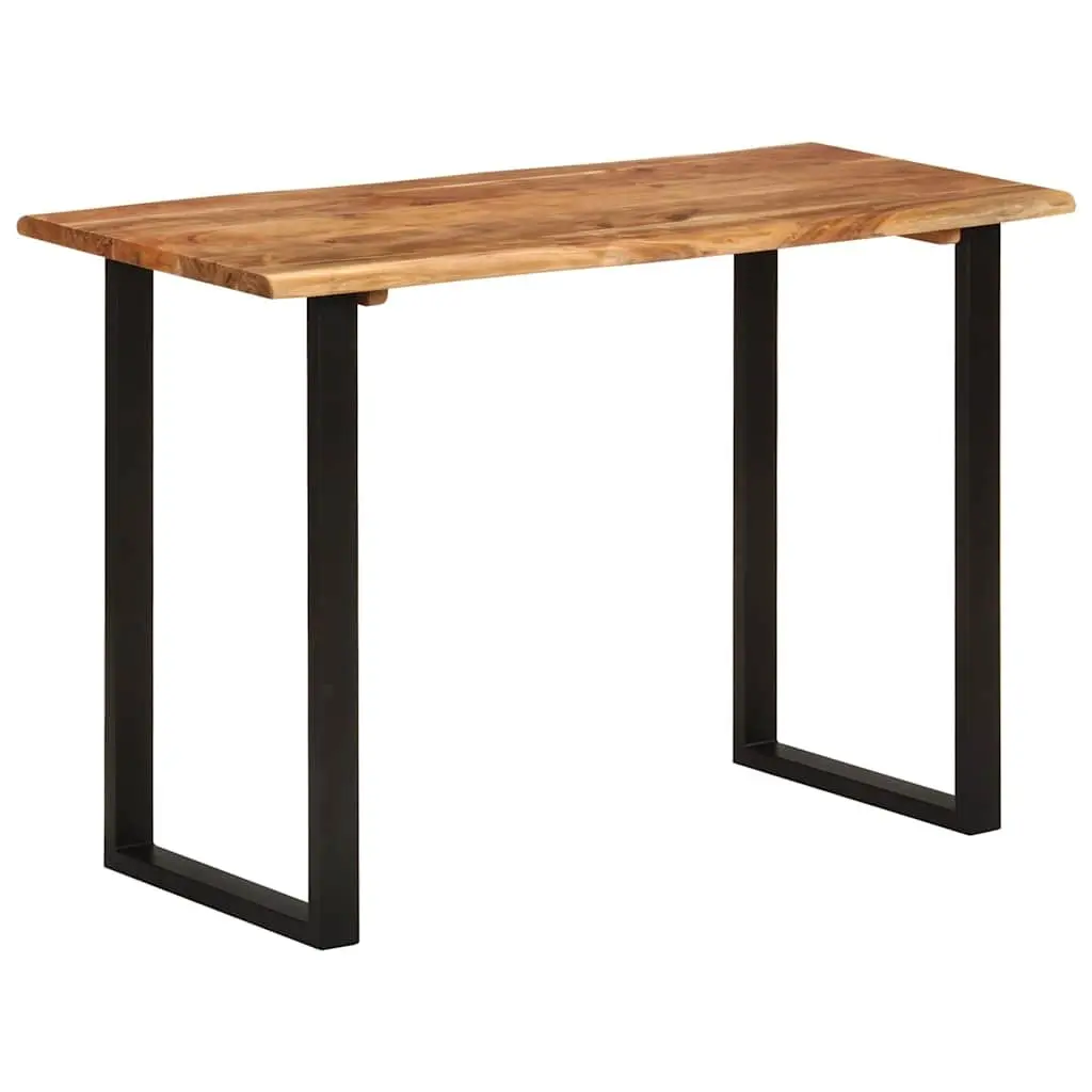 Solid Wood Acacia Dining Table Kitchen Room 110x50x76cm Natural Brown