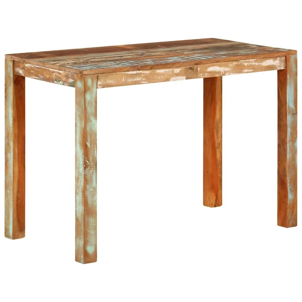 Dining Table 110x55x76 cm Solid Reclaimed Wood Kitchen Room Furniture