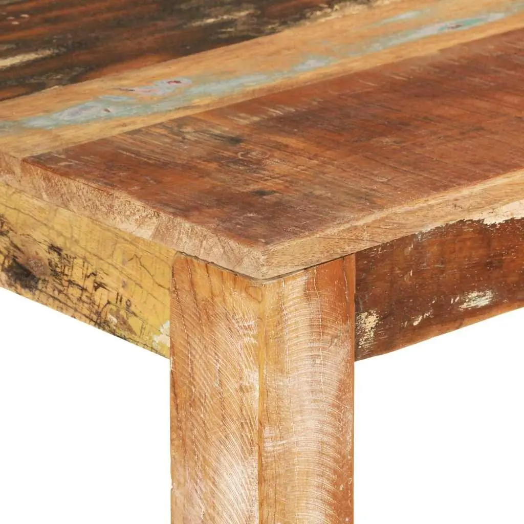 Dining Table 110x55x76 cm Solid Reclaimed Wood Kitchen Room Furniture