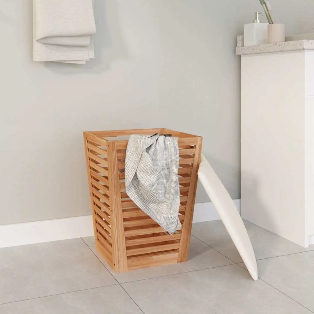 Wooden Bathroom Storage Stool