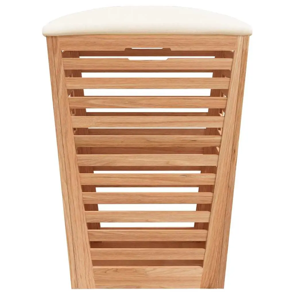 Wooden Bathroom Storage Stool