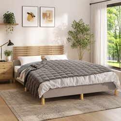 Weighted Blanket Grey 120x180 cm 5 kg Sleeping Aid Pressure Therapy Comfort
