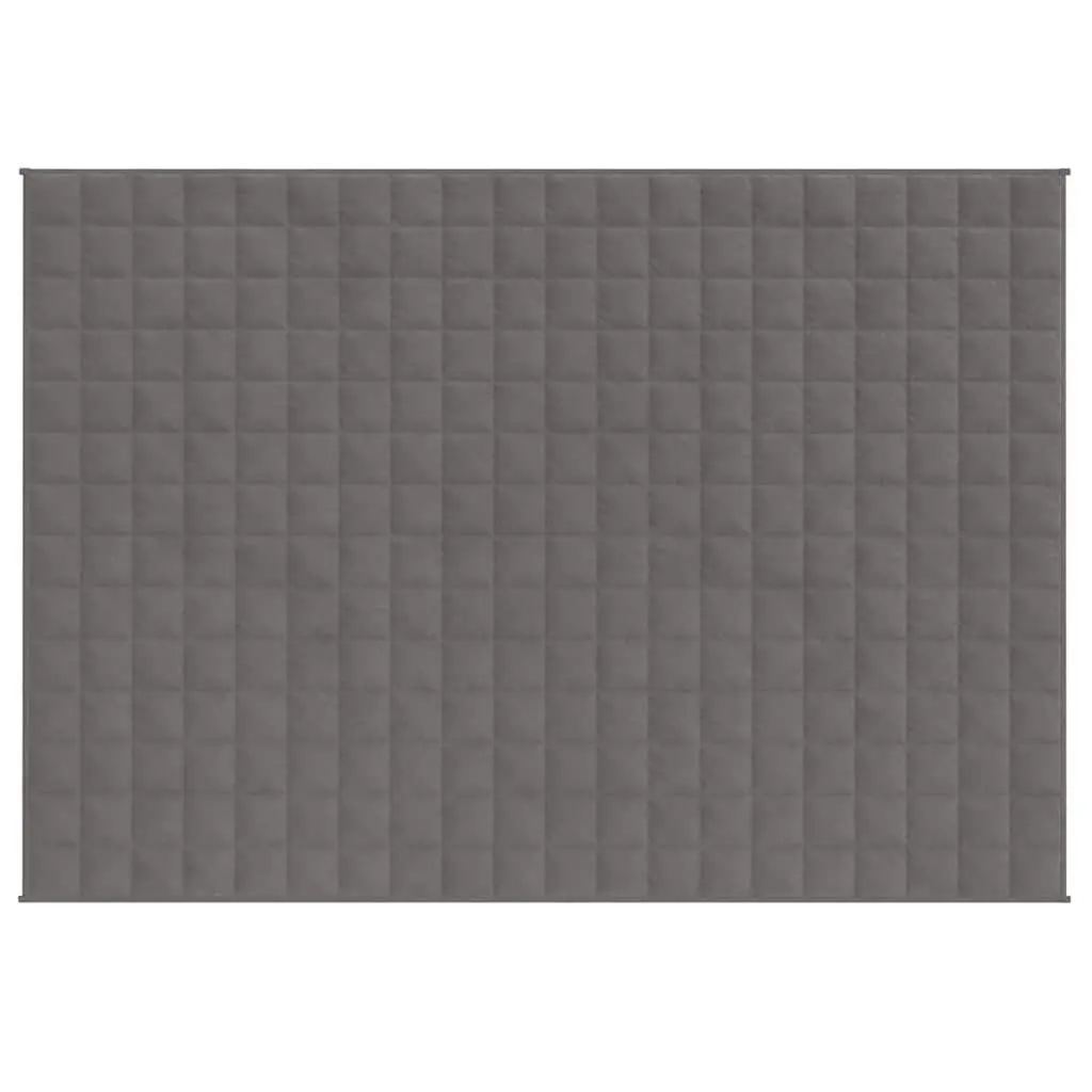 Weighted Blanket Grey 150x200 cm 7kg Heavy Pressure Sleep Therapy