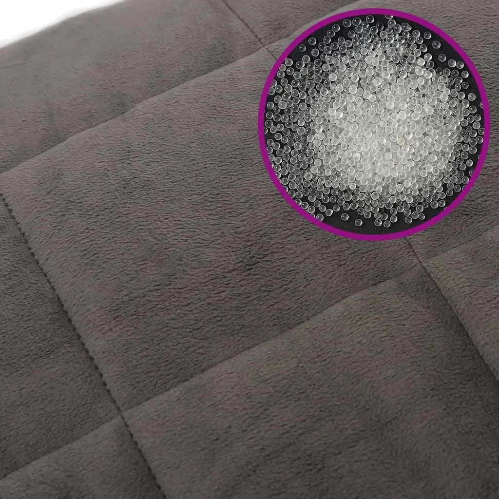 Weighted Blanket 150x200cm Grey 11kg for Sleep and Relaxation