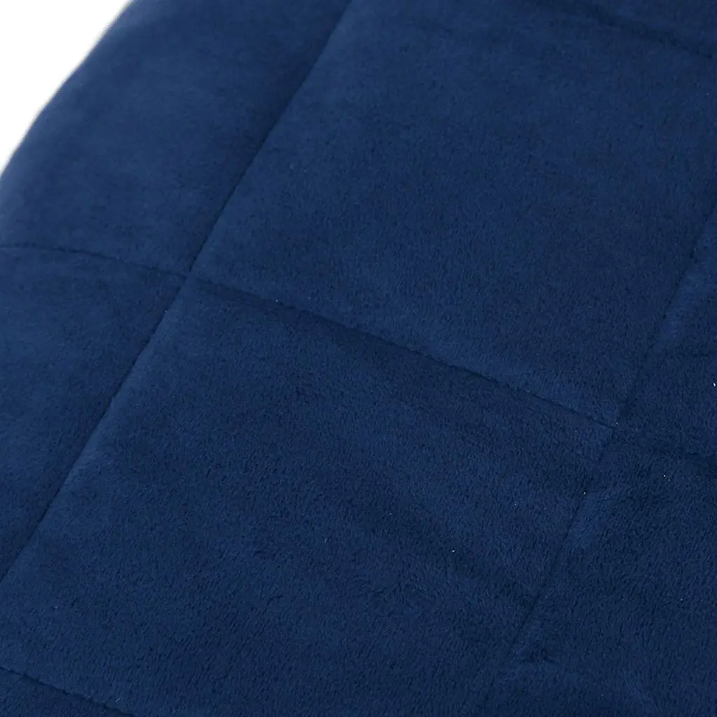 Weighted Blanket Blue 150x200 cm 7 kg Sleeping Aid