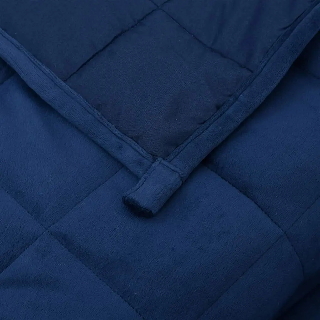 Weighted Blanket Blue 150x200 cm 7 kg Sleeping Aid
