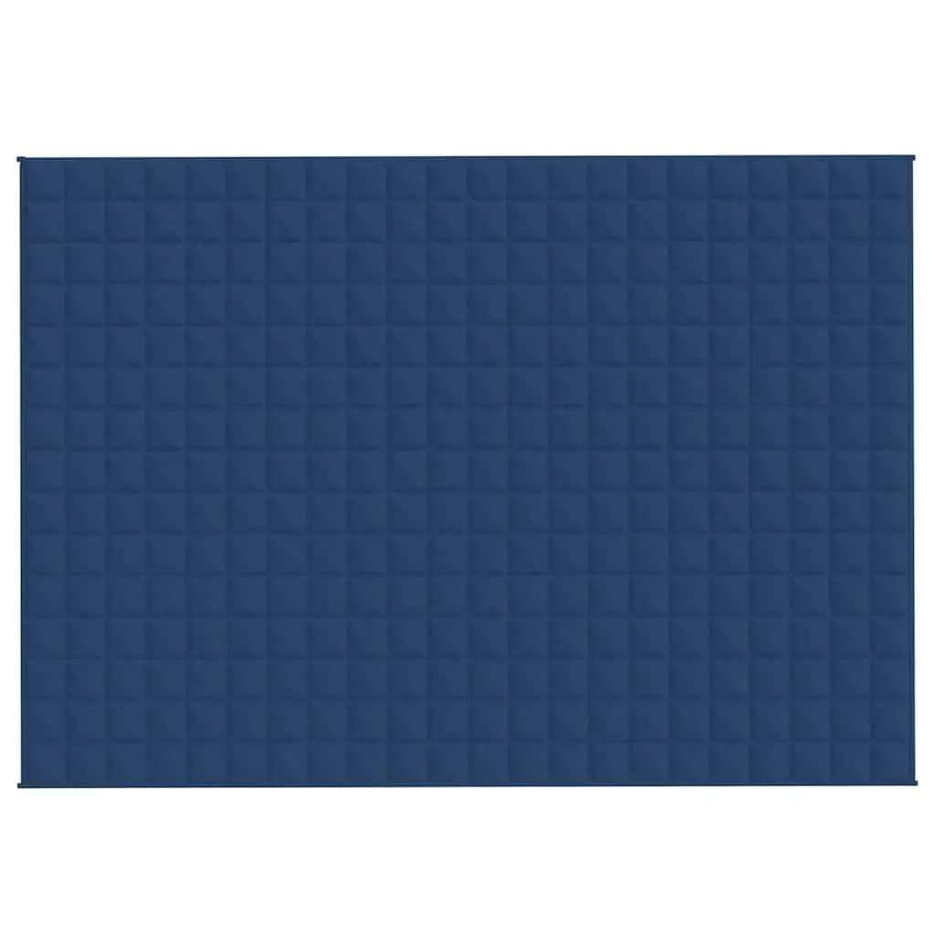 Weighted Blanket Blue for Sleep 155x220 cm 11 kg