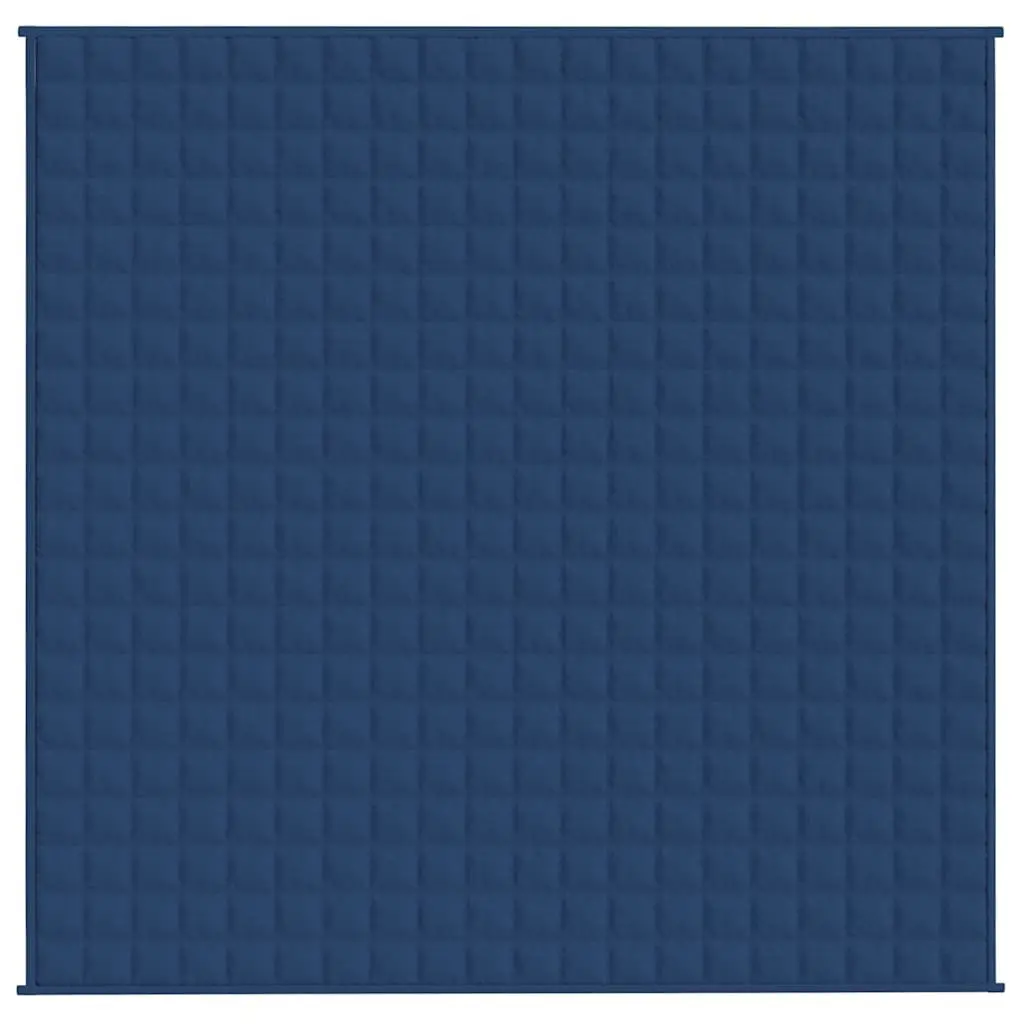Weighted Blanket Blue 200x200 cm 9 kg Breathable Fabric