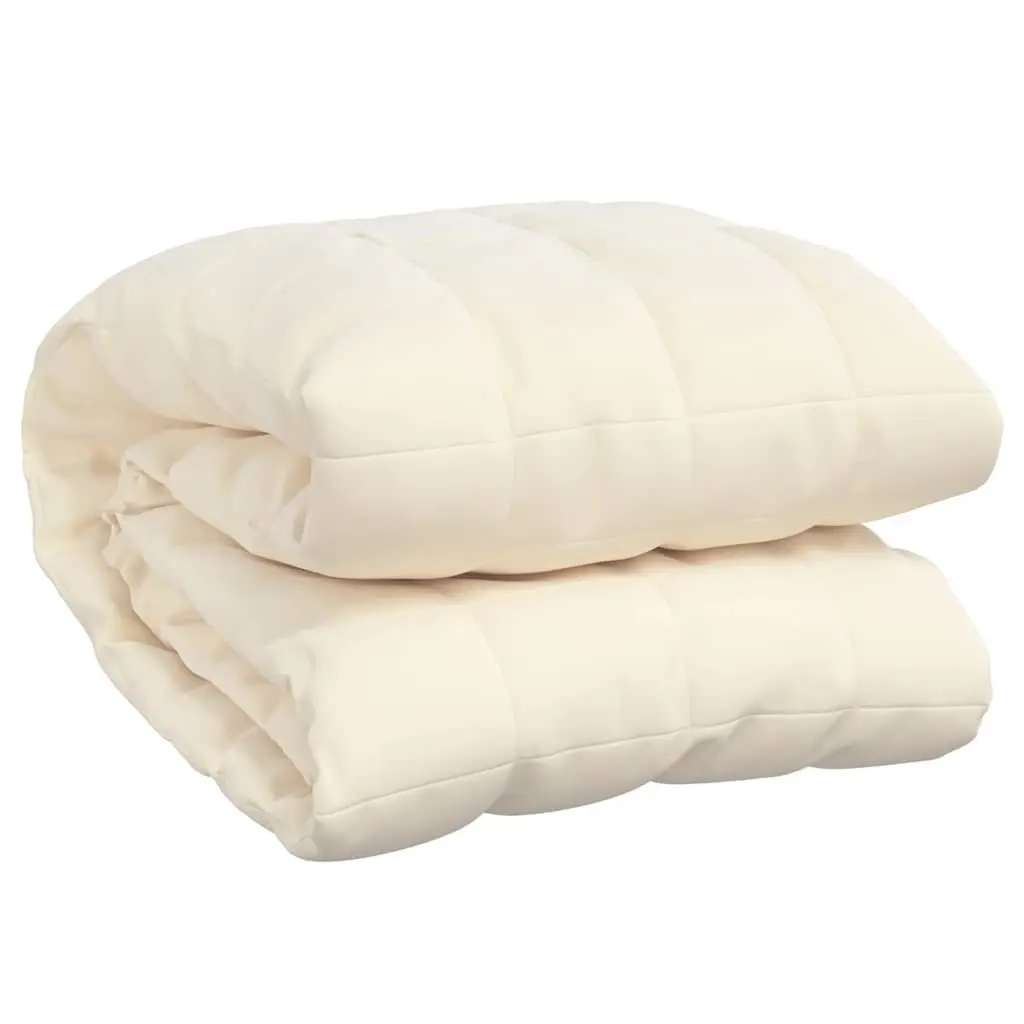 Weighted Blanket Light Cream 120x180 cm 5 kg