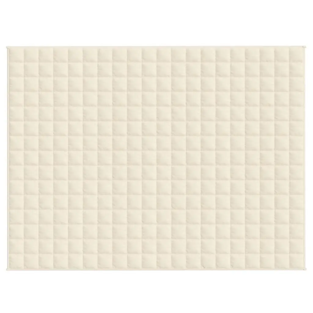 Light Cream Weighted Blanket 150x200cm 11kg